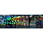 Folii de transfer cu modele de Craciun Transparente Holografice F165 Folii de transfer cu modele de Craciun Transparente Holografice F165